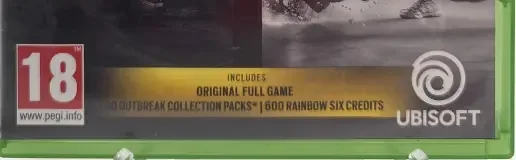 Tom Clancy's Rainbow Six Siege, the PEGI square on its front