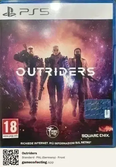 Outriders PlayStation 5, Germany box front
