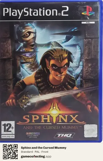 Sphinx and the Cursed Mummy PlayStation 2, PAL box front