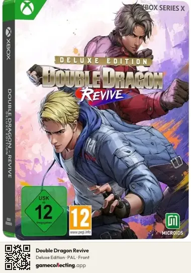 Double Dragon Revive Xbox Series X, PAL box front