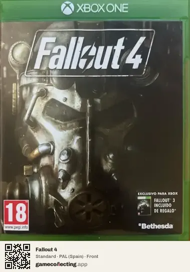Fallout 4 Xbox One, Spain box front