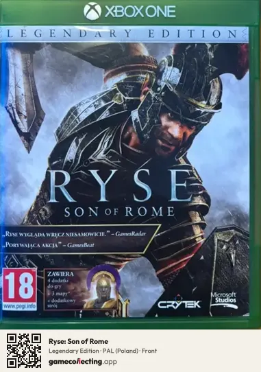 Ryse: Son of Rome Xbox One, Poland box front