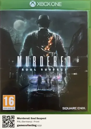 Murdered: Soul Suspect Xbox One, Germany box front