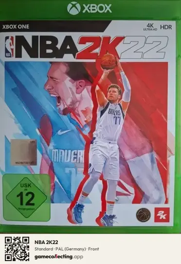 NBA 2K22 Xbox One, Germany box front