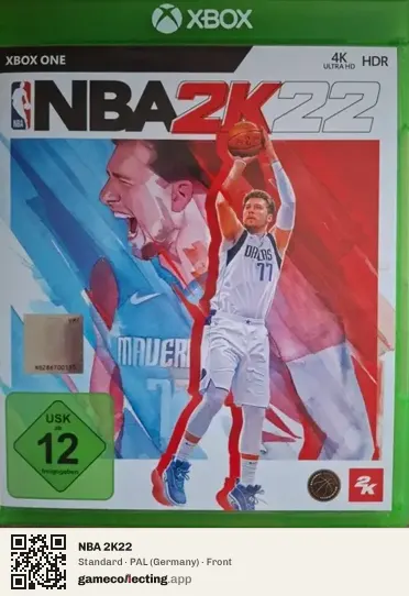 NBA 2K22 Xbox One, Germany box front