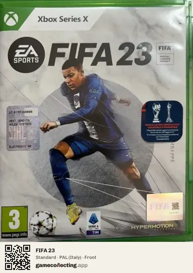 FIFA 23 Xbox Series X, Italy box front