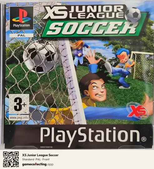 XS Junior League Soccer PlayStation, PAL box front