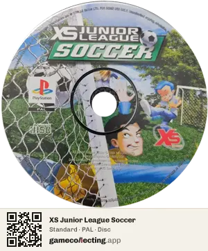 XS Junior League Soccer PlayStation, PAL disc