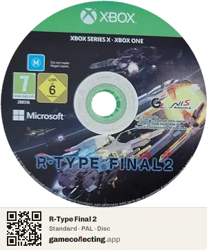R-Type Final 2 Xbox Series X, PAL disc