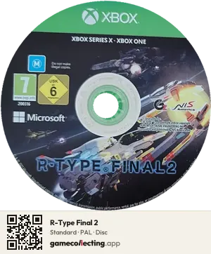 R-Type Final 2 Xbox Series X, PAL disc