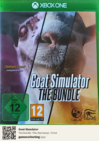 Goat Simulator Xbox One, Germany box front