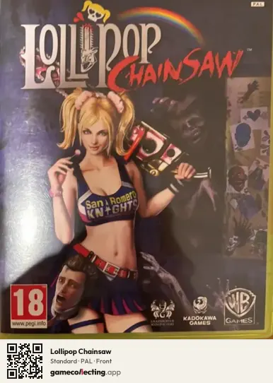 Lollipop Chainsaw Xbox 360, PAL box front