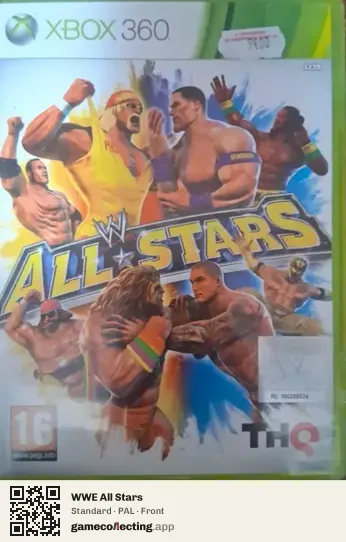 WWE All Stars Xbox 360, PAL box front
