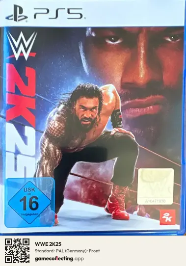 WWE 2K25 PlayStation 5, Germany box front