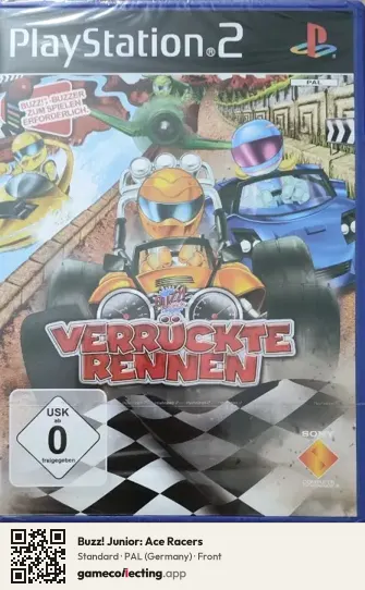 Buzz! Junior: Ace Racers PlayStation 2, Germany box front