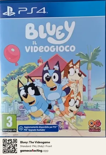 Bluey: The Videogame PlayStation 4, Italy box front