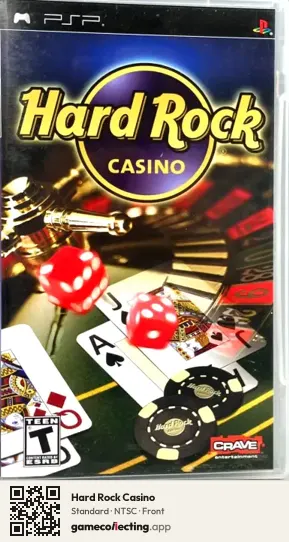 Hard Rock Casino PlayStation Portable, NTSC box front