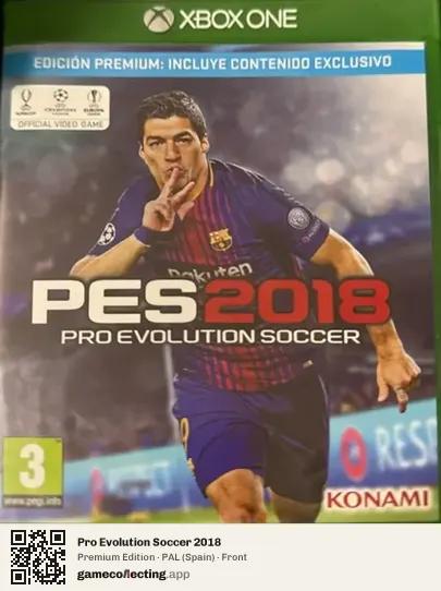 Pro Evolution Soccer 2018 Xbox One, Spain box front