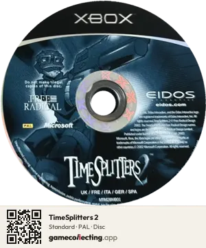 TimeSplitters 2 Xbox, PAL disc