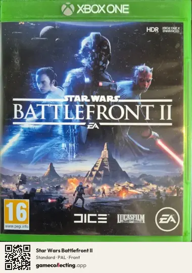 Star Wars Battlefront II Xbox One, PAL box front