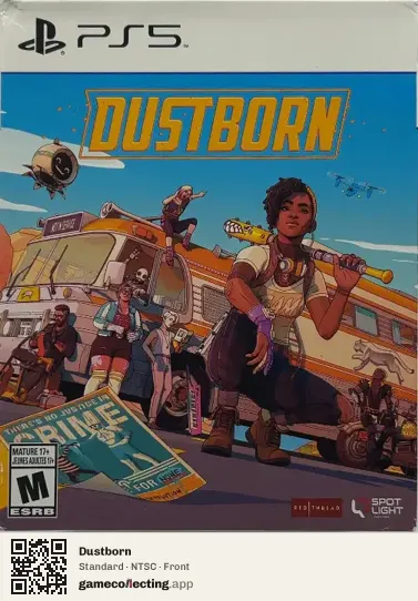 Dustborn PlayStation 5, NTSC box front