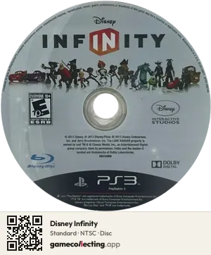 Disney Infinity PlayStation 3, NTSC disc