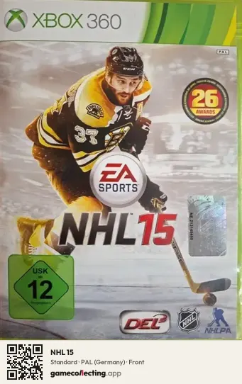 NHL 15 Xbox 360, Germany box front