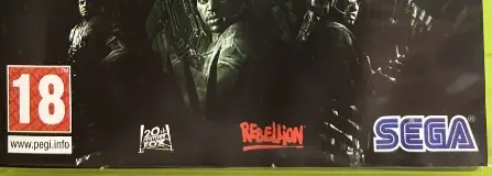 Aliens vs. Predator, the PEGI square on its front