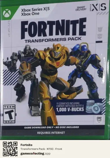 Fortnite Xbox Series X, NTSC box front