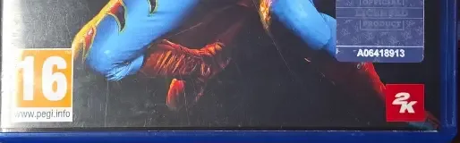 WWE 2K22, the PEGI square on its front