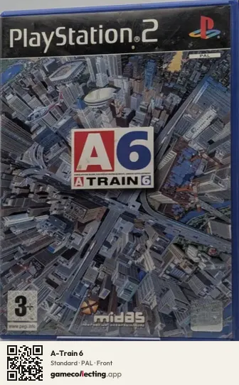 A-Train 6 PlayStation 2, PAL box front