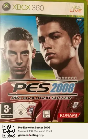 Pro Evolution Soccer 2008 Xbox 360, Germany box front