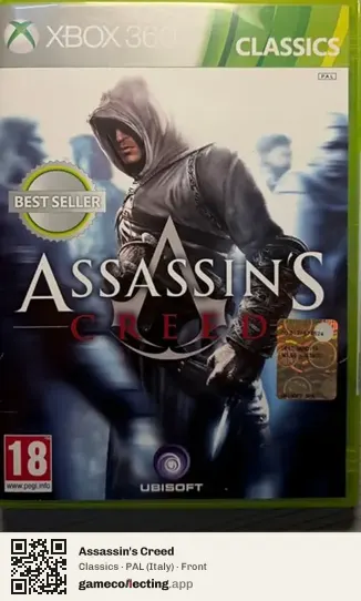 Assassin's Creed Xbox 360, Italy box front