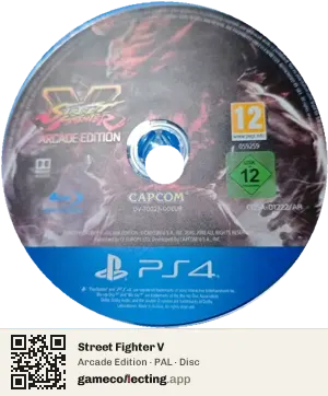 Street Fighter V PlayStation 4, PAL disc