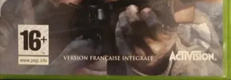 Call of Duty: Finest Hour, the PEGI square on its front