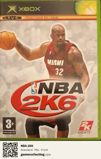 NBA 2K6 Xbox, PAL box front