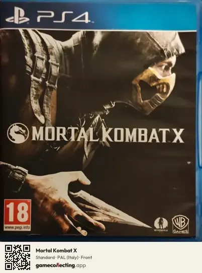 Mortal Kombat X PlayStation 4, Italy box front