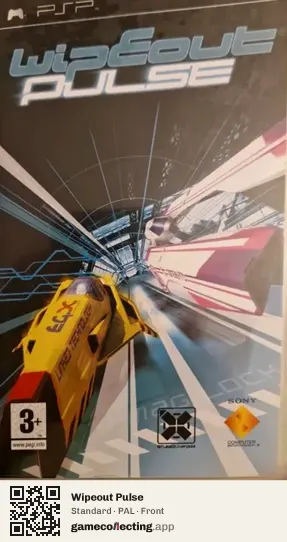 Wipeout Pulse PlayStation Portable, PAL box front