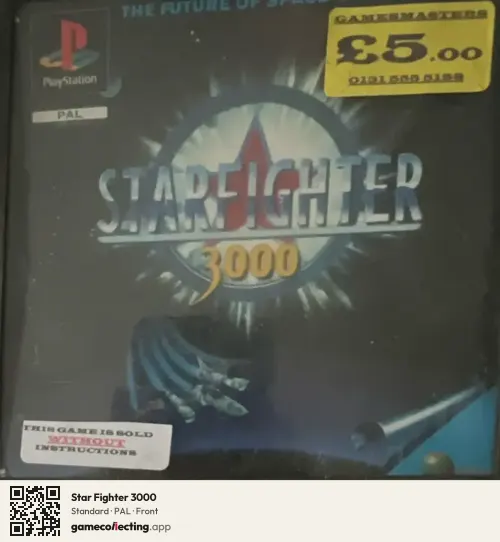 Star Fighter 3000 PlayStation, PAL box front