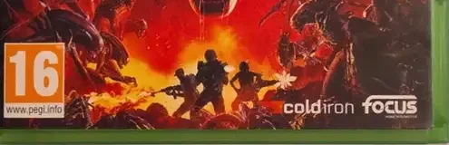 Aliens: Fireteam Elite, the PEGI square on its front