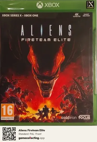 Aliens: Fireteam Elite Xbox Series X, PAL box front