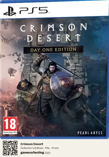 Crimson Desert PlayStation 5, PAL box front