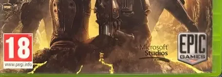 Gears of War 3, the PEGI square on its front