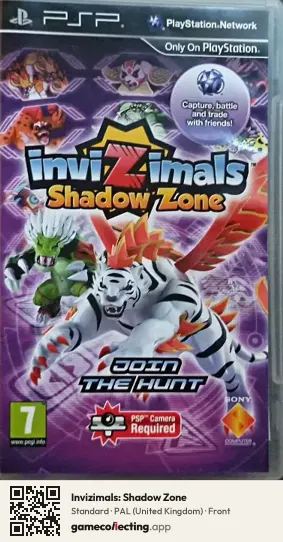 Invizimals: Shadow Zone PlayStation Portable, United Kingdom box front