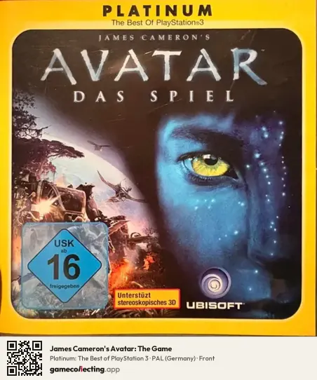 James Cameron's Avatar: The Game PlayStation 3, Germany box front