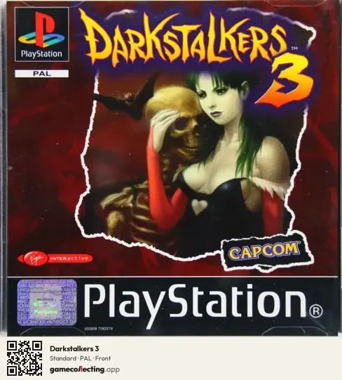 Darkstalkers 3 PlayStation, PAL box front