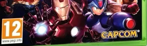 Marvel vs. Capcom: Infinite, the PEGI square on its front
