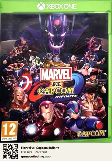 Marvel vs. Capcom: Infinite Xbox One, PAL box front
