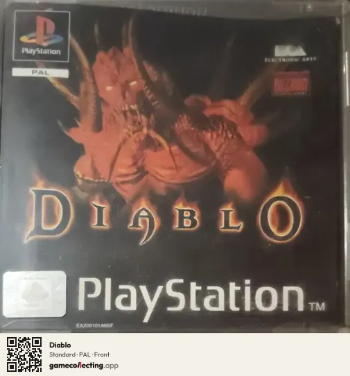Diablo PlayStation, PAL box front