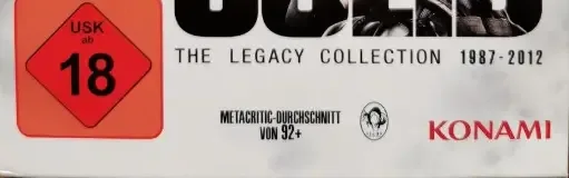 Metal Gear Solid: The Legacy Collection, the USK square on its front